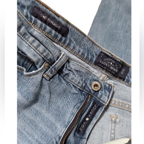 Lucky Brand Sweet Straight Jeans Sz 10 (32x31) - Picture 8 of 8